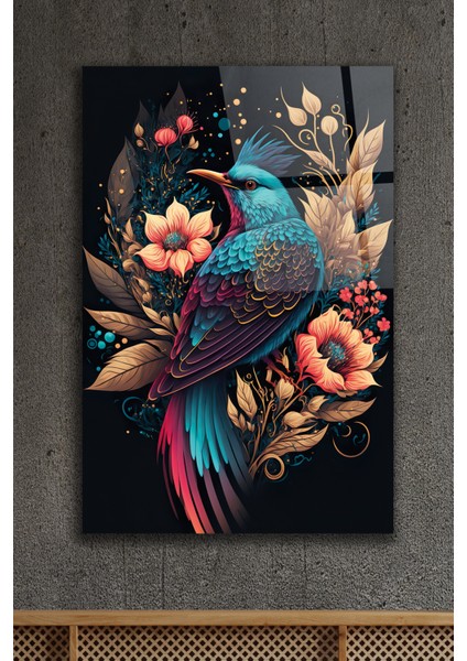 Sinek Kuşu Cam Tablo 2 - Ev ve Duvar Dekorasyonuı