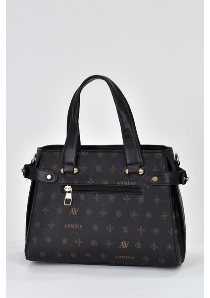 3 Bölmeli Kadın Omuz Askılı El Çantası Siyah 172 indirimleri