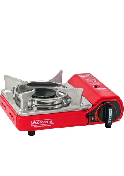 Mini Çantalı Kamp Ocağı Kırmızı CK-506