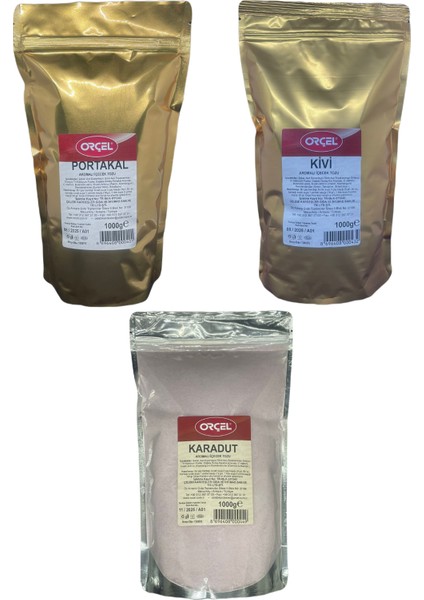 Portakal + Kivi + Karadut 3x1 kg