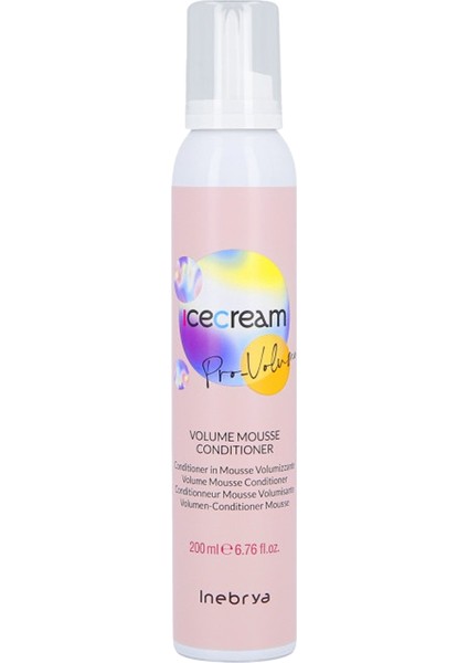 Ice Cream Pro-Volume Mousse Conditioner Ince Telli Saçlar Için Hacim Köpüğü 200 ml