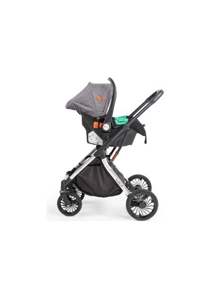 BABY2GO Lotus 2440 Travel Sistem Bebek Arabası Gri