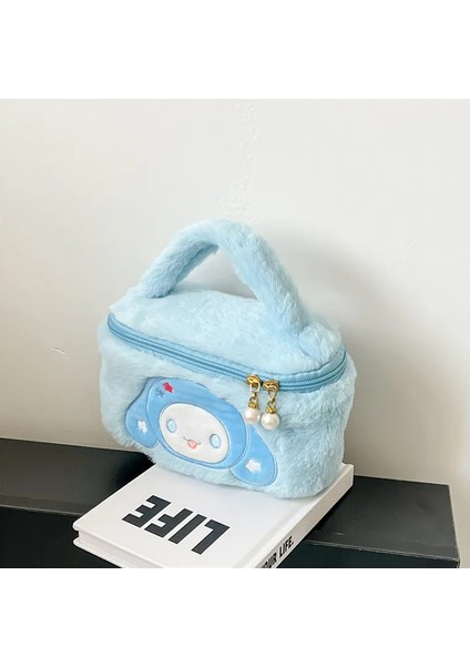 Sanrio Cinnamoroll Peluş El Çantası Çantası Mavi