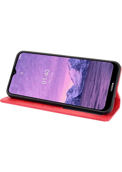 Yihang Boutique Nokia 1.4 Pu Deri Cüzdan Manyetik Kapatma Için Telefon Kılıfı (Yurt Dışından)