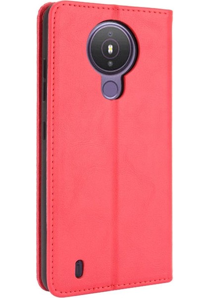 Yihang Boutique Nokia 1.4 Pu Deri Cüzdan Manyetik Kapatma Için Telefon Kılıfı (Yurt Dışından)