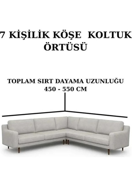 Jakarlı L Köşe Koltuk Kılıfı Köşe Koltuk Örtüsü Osmanlı Desen Lastikli ve Etekli L Çekyat Kanepe Örtüsü Köşe Kanepe Çekyat Kılıfı Yıkanabilir Bordo Renk 7 Kişilik 550CM