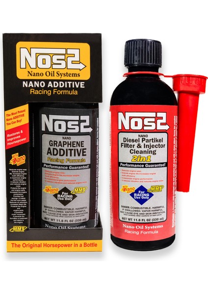 Graphene Motor Koruyucu 330 ML ve Nos 2 Partikül ve Enjektörtemizleyici 330 ML