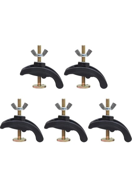 5 x Cnc Freze Oyma Makinesi Presleme Plakası Fikstür T-Yuvası Parçaları (Yurt Dışından)