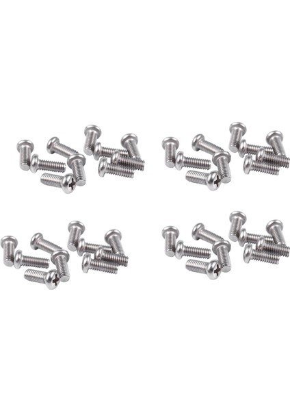 40 Parça Bilgisayar Tv LCD Monitör Stand Braketi Montaj Vidası M4X10MM (Yurt Dışından)