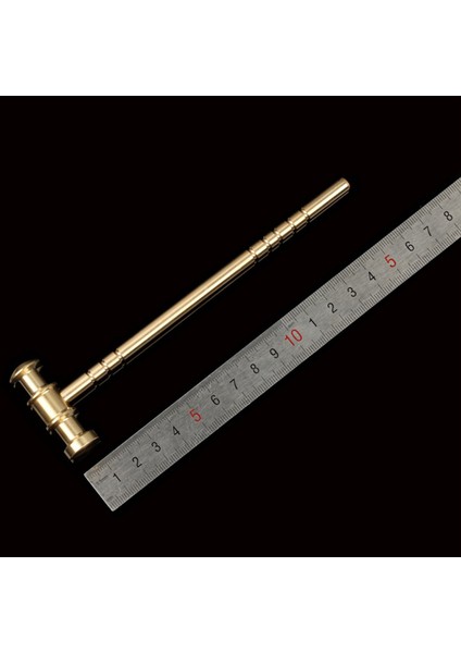 Yüksek Kaliteli Pirinç L150MM Katı Çekiç Dıy Manuel Çekiç Saat Için (Yurt Dışından)