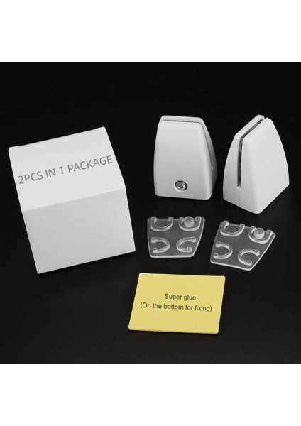 4 Parça Hapşırma Önleyici Braket Braketi Abs Plastik Hapşırma Önleyici Klip Ofis Masası Bölme Destek Çerçevesi (Beyaz) (Yurt Dışından) indirimleri