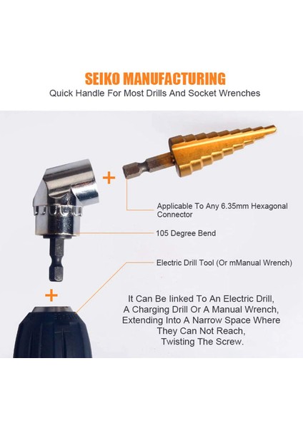 Darbe Sınıfı Elektrikli El Aletleri Sürücü Soketleri Adaptör Uzatma Seti, 6 Adet Hex Shank Matkap Somun Sürücü Ucu Seti (Yurt Dışından) modelleri