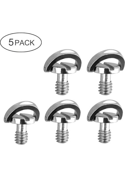 15 Paket 1/4 Inç Hızlı Bırakma Plakası Montaj Vidası D-Halka D Mili Qr Vida Adaptörü Dslr Kamera Için Montaj (Yurt Dışından) fırsatları