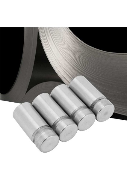 Adet Paslanmaz Çelik Içi Boş Cam Çivi Reklam Sabitleme Pimi Bağlantı Elemanı Kiti (Yurt Dışından) fırsatları