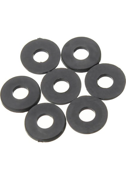 Flyeer M3 x 6mm x 1mm Naylon Düz Yalıtım Yıkayıcılar Contalar Paspayı Siyah 200 Adet (Yurt Dışından)