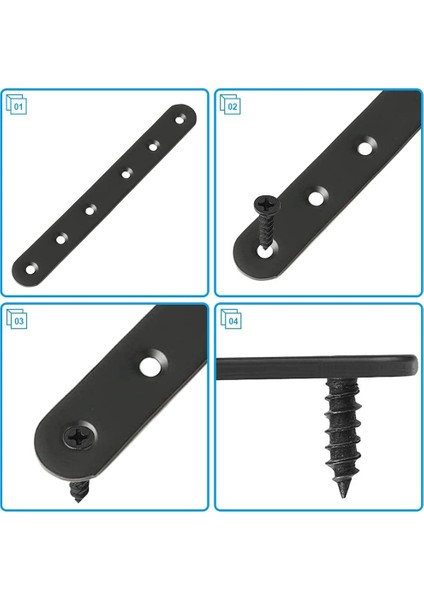 Ahşap Metal Onarım Birleştirme Braketi Için Düz Braket Tamir Plakası (Yurt Dışından) fırsatları