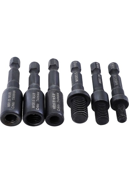 Crmo Tayvan Çift Başlı Iç ve Dış Dişli Vida Soket Hava Bit 1/4 Inç Iç Dişli Gömülü Kilit Somunu (Yurt Dışından) modelleri