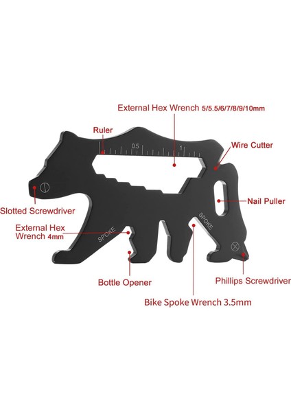 Erkekler Için Çoklu Alet-1 x Snowflake Çok Fonksiyonlu Alet 1 x Çok Fonksiyonlu Alet Kartı-Siyah&mavi Siyah (Yurt Dışından) indirimleri