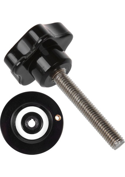 M8 x 50MM Diş Değiştirme Yıldız El Topuzu Sıkma Vidası Döner Saplı El Çarkı ile (Yurt Dışından)