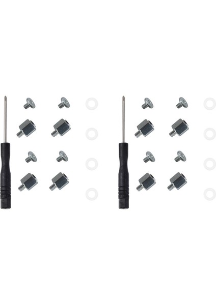 Jdxhlau 2 Takım M.2 SSD Vida Kiti Ngff Nvme SSD Standoff Montaj M.2 Ngff/nvme Vida Seti Stand Off Vidası Altıgen Somun A-Sus M.2 SSD (Yurt Dışından)