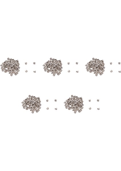 Jdxhlau 5X100 Gümüş Bakır Yuvarlak Koni Perçin Başak Çiviler Noktalar Dıy Kaya Punk 8mm (Yurt Dışından)