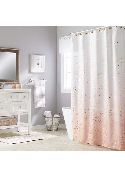 Altın Duş Perdesi Kanca Halkaları, 12 Dekoratif Duş Perdesi Kanca Seti, Banyo Için Metal Paslanmaz Duş Halkaları (Yurt Dışından) fırsatları