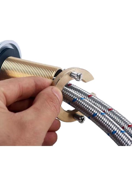 Pirinç C Tipi Musluk Musluk Anti-Gevşeme Somun Kapağı Sabitleme Montaj Kiti Güneş Işığı Süper Mağaza (Yurt Dışından) fırsatları