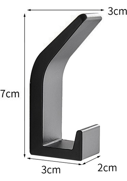 Ncanruı 10 Adet Banyo Kanca Kendinden Yapışkanlı Havlu Saklama Askı Kancası Mutfak Duvar Gadget Wc Banyo Aksesuarları (Yurt Dışından)