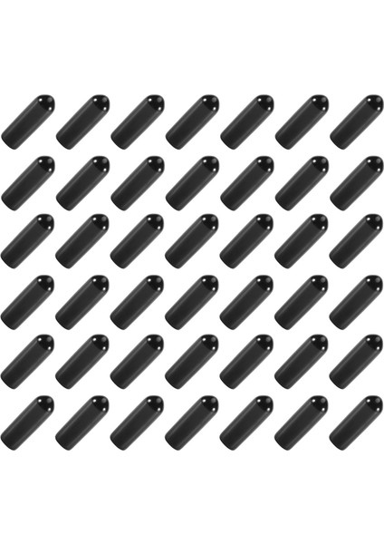 400 Adet Kauçuk Uç Kapakları 4mm Id Pvc Yuvarlak Boru Cıvata Kapatma Başlığı Vida Konu Koruyucuları Siyah (Yurt Dışından) fırsatları