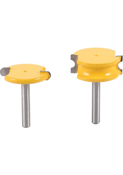 2 Adet 8mm Shank Yönlendirici Bit Seti Çimentolu Karbür Freze Kesici Aletler (Yurt Dışından)