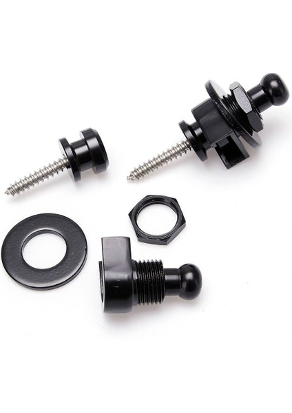 Flyeer 2 Adet Askı Kilidi Güvenlik Kilidi Uç Düğmesi Gitar Askıları Kemer Tokası Gitar Için (Yurt Dışından) fırsatları