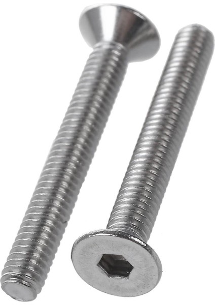 Srıwen 20 Adet Paslanmaz Çelik Havşa Vida, Altıgen Soket Altıgen Anahtar Cıvataları M4 x 30MM (Yurt Dışından)