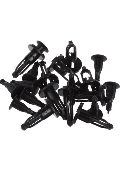 Quanbu 10 Adet Araba Uzatılabilir Vida Perçin Plastik Kara Delik 9 mm (Yurt Dışından)