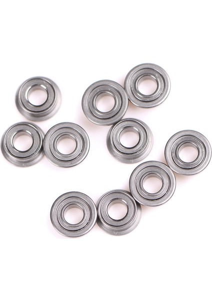10PCS MF63ZZ Mini Metal Çift Korumalı Flanşlı Bilyalı Rulmanlar (3MMX6MMX2.5MM) (Yurt Dışından)
