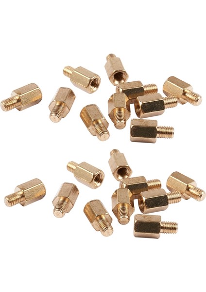 Flyeer 20 Adet Pc Anakart Pirinç Standoff Altıgen Spacer M3 6 + 4mm (Yurt Dışından) fiyatları