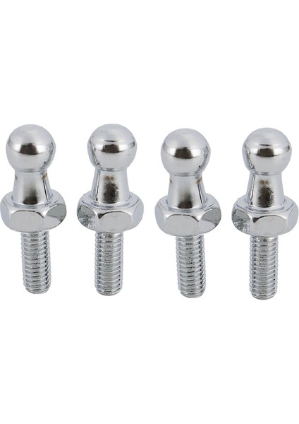 Fs-4 Adet 10 mm Bilyalı Saplama Cıvatası M6 Gaz Dikme Struts Top Uçlu Cıvata Kaput Std - 2 Adet M6 ve 2 Adet M8 (Yurt Dışından)