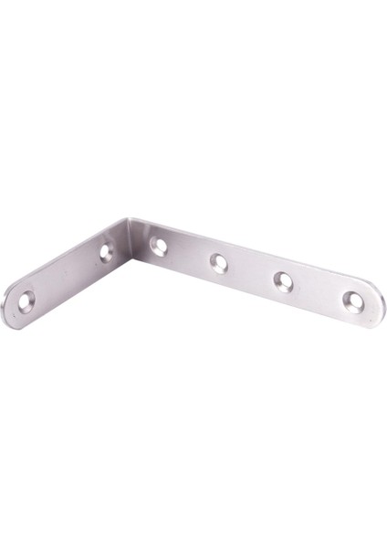 Quanbu 125X75MM L Şekli Paslanmaz Çelik Raf Köşe Desteği Köşebent (Yurt Dışından)