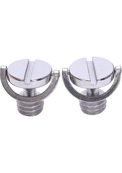 Zoroom Uzun Şaft D-Ring Vida 3/8 Inç-16 Konu Kamera Tripod Hızlı Bırakma Sabitleme Vidası Adaptörü (4'lü Paket) (Yurt Dışından)