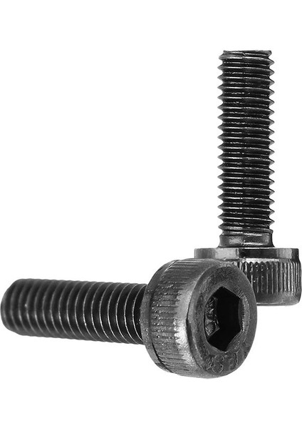 Geleneksel Suleve M3ASH1 10 Adet M3 12.9 Sınıf Siyah Nikel Bardak Başlığı Altıgen Vida Alaşımlı Çelik Yüzey Işleme 6/8/10 / 12MM[8MM] (Yurt Dışından)