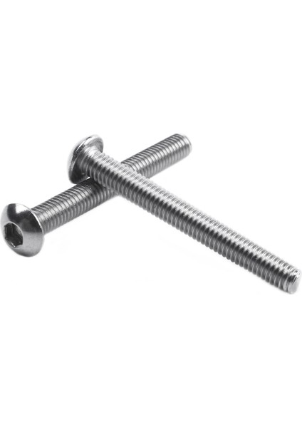 Srıwen Paslanmaz Çelik Düğme Başlı Vida, Altıgen Soket Cıvatalar Tip:m3 / 3mm Cıvata Boyutu:m3 x 25MM Paket Adedi:30 (Yurt Dışından)