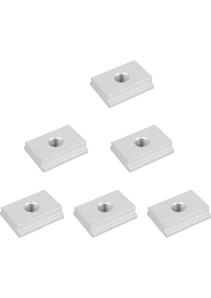 Lkpcıgcxm 6 Adet T-Yuva Somunları, M6 T-Ray Sürgülü Somunlar, Alüminyum Yuvalı Somunlar, Parça Sürgülü Somunlar,yuva Sabitleme Için Mobilya Yuvası Somunları (Yurt Dışından)