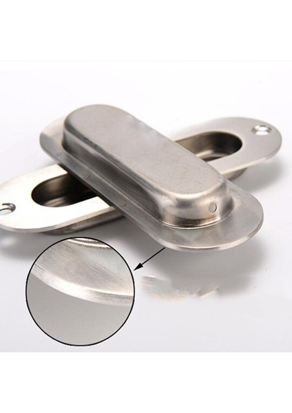 Srıwen 1 Adet Dikdörtgen Yüz Düzeltme Gömme Gömme Sürgülü Kapı Çekme Kolu Paslanmaz Çelik (Yurt Dışından)