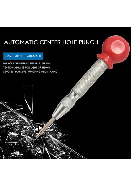 3 Parça Otomatik Merkezi Delgeç Aleti, Altın, Siyah, Gümüş (Yurt Dışından) modelleri