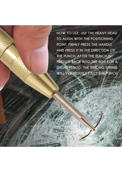 3 Parça Otomatik Merkezi Delgeç Aleti, Altın, Siyah, Gümüş (Yurt Dışından) fırsatları