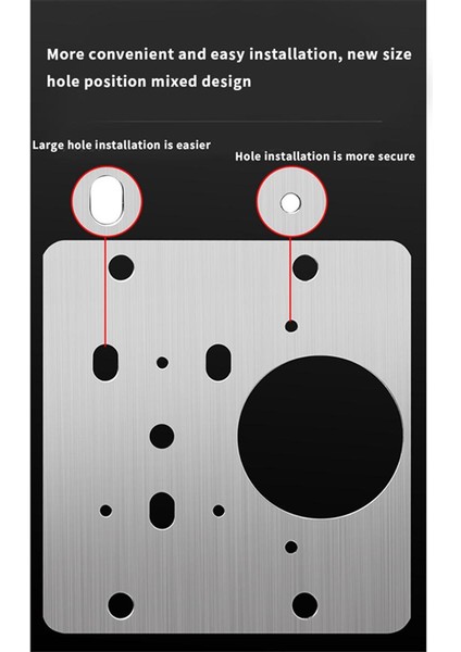 10 Adet Dolap Menteşe Tamir Plakası, 60 Montaj Vidalı, Gümüş (Yurt Dışından)