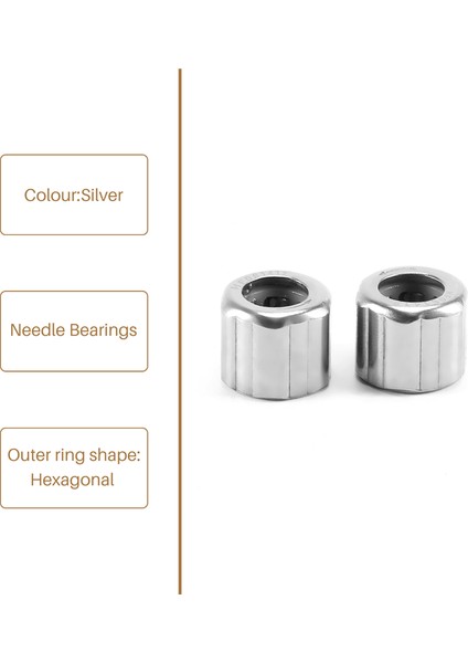 10 Adet Iğneli Rulman HF081412 Dış Altıgen Tek Yönlü Iğne (Yurt Dışından) fiyatları