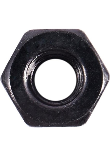 M2.5X0.45MM Çinko Kaplama Naylon Ekleme Altıgen Kilit Somunları Siyah 50 Adet (Yurt Dışından)