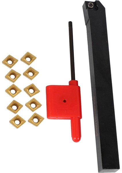 Bradoo-12 Takım Tezgahı Cnc Takım Çubuğu Aksesuarları SCLCR1010H06 Torna Takım Tutucu CCMT0602 Bıçak Seti (Yurt Dışından) fiyatları