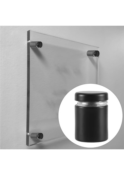 Paket Standoff Vidaları 3/4 x 1 Inç Siyah Burcu Standoffs Asılı Akrilik Resim Çerçevesi Reklam Vidaları Kiti (Yurt Dışından) fırsatları