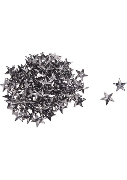 100 x Perçinler Çanta / Ayakkabı / Için Gri Koyu 15MM Yıldız Perçinler Uygular (Yurt Dışından) fiyatları